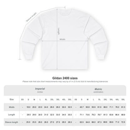 Inspirational Long Sleeve Tee for Everyday Wear, Cozy Gift for Friends, Motivational Shirt, Great for Casual Outings